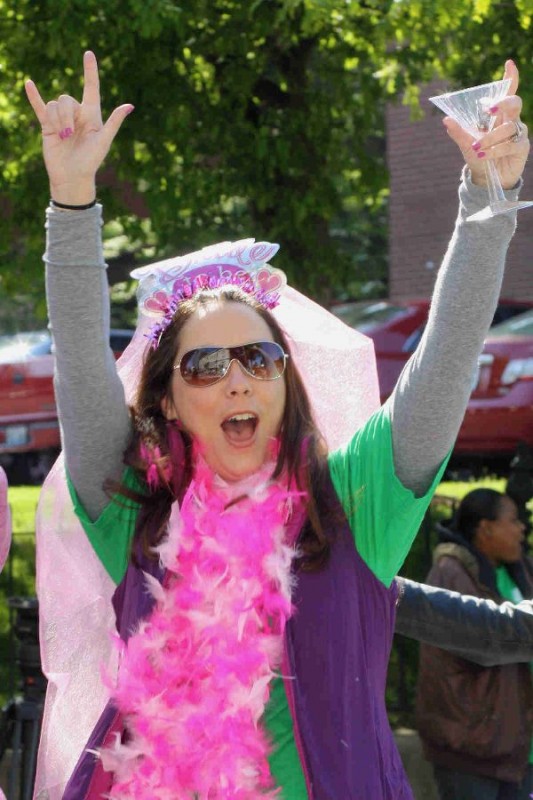 The Faculty &amp; Staff dressed appropriately for the occasion
