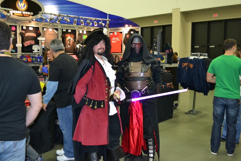 Captain Morgan?(left) with Darth Revan(right) of Star Wars
