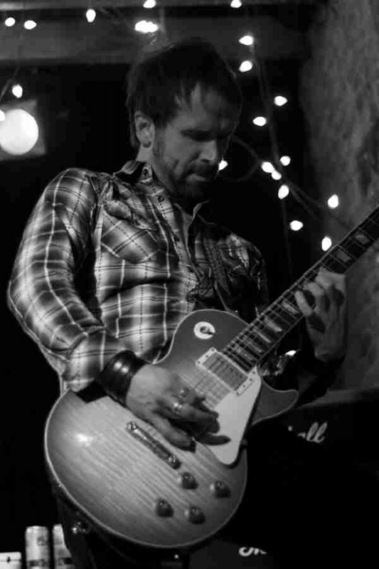 John-Angus MacDonald shows the crowd some love with a solo
