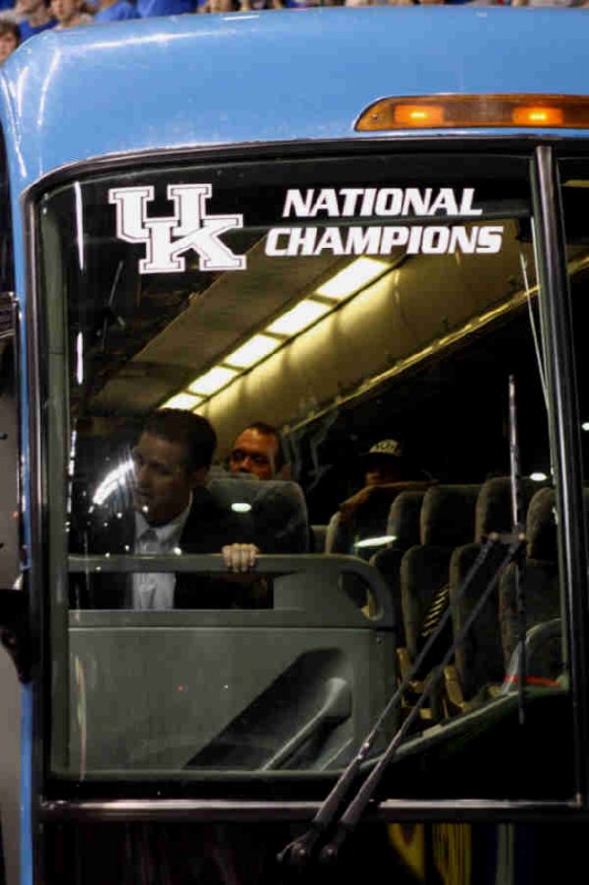 Coach Cal must be thinking, &quot;get on the bus&quot;