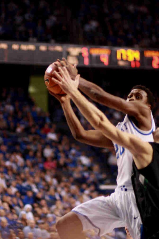 Lamb takes it up and in