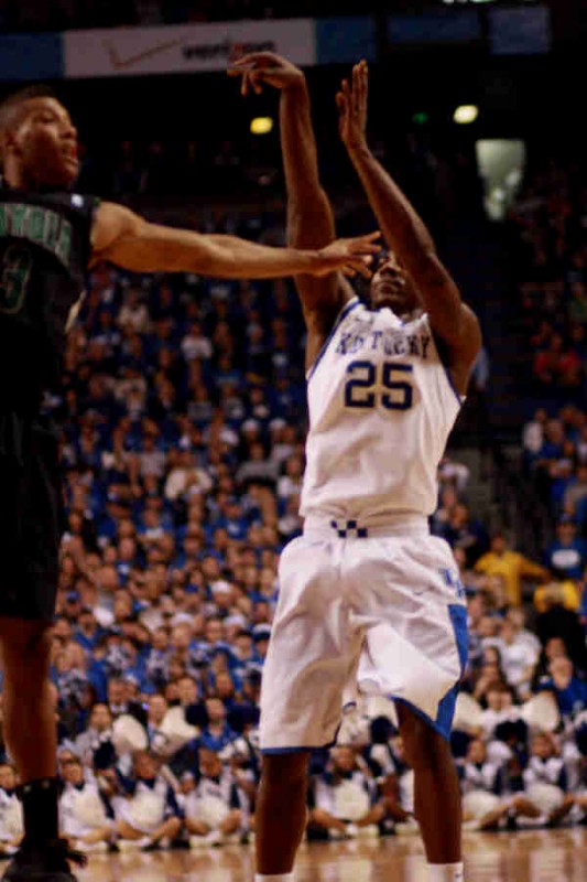 Teague tries a jumper