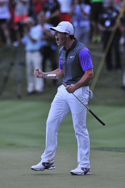 Rory McIlroy wins the 2014 PGA Championship, at Valhalla Golf Club, on August 10, 2014 in Louisville, KY