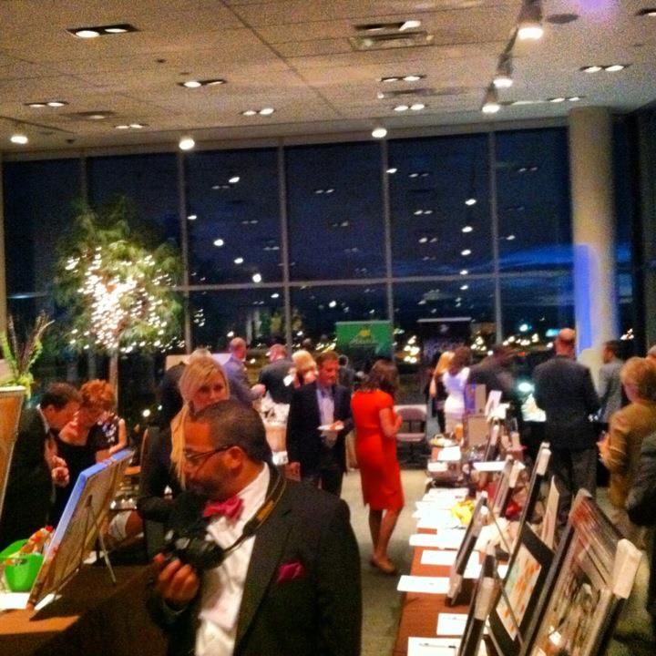 Some of the many great auction items in the silent auction.