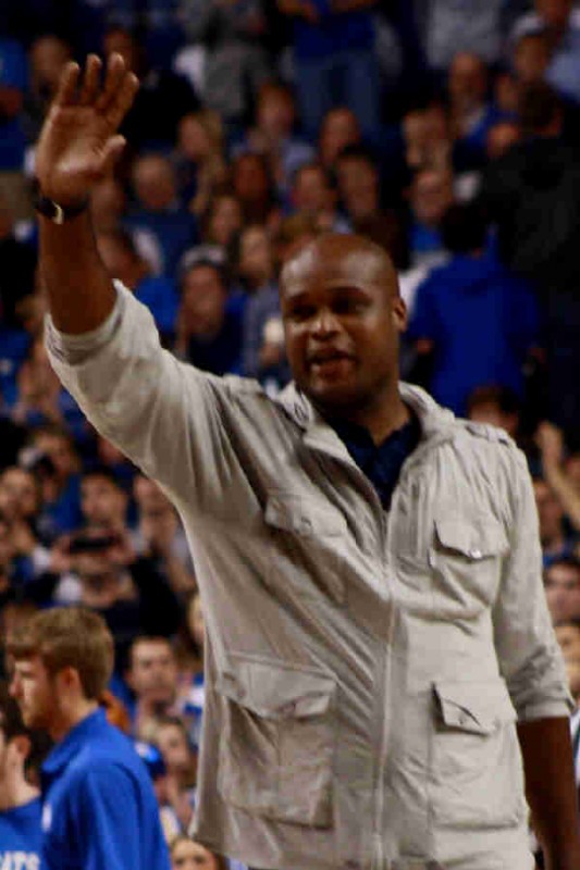 Walker made a supprise appearance for the UK die-hard fans