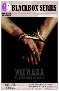 Alley Theater presents Witness. Witness