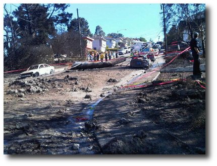 Picture of San Bruno Pipleline Explosion