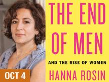 Author and journalist, Hanna Rosin, discusses ‘The End of Men’ at the Library 