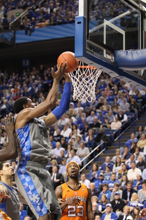 Terrance Jones will take the two points and the foul in the 69-44 win over UT.
