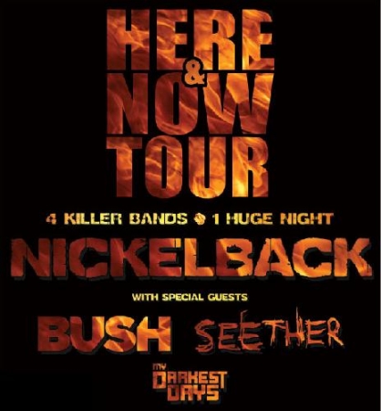 Bush, Nickelback play the YUM! Center Saturday, May 26