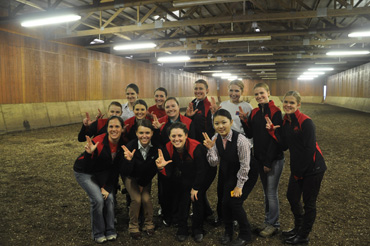 The University of Louisville Saddle Seat Team will host a ISSRA horse show on Fe