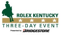 Boyd Martin in the lead on the first day of dressage competition at Rolex Kentuc