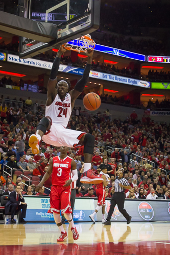 The Louisville Basketball Cardinals Punch Ohio State in the Buckeye 64-55