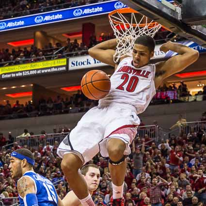 Louisville basketball outgrows the "little brother" label, beat Kentucky 80-77