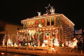 Where are the best neighborhood Christmas light displays in Louisville?