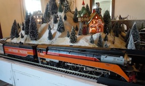 Last chance to see Christmas model train display at Yew Dell Botanical Gardens