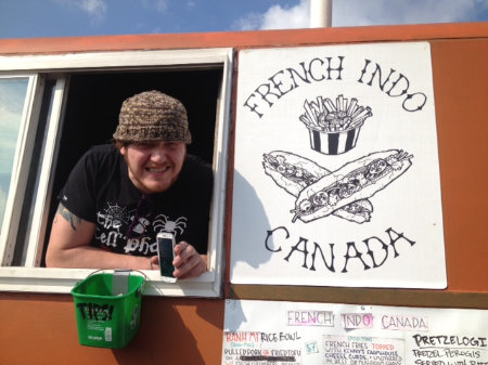 Rob Ross of the French Indo-Canada Food Truck