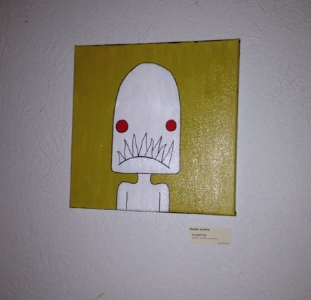 Egbert, art from the Four Pegs Beer Lounge