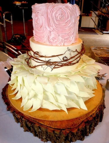 Sweet Surrender wedding cake