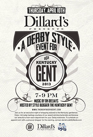  Dillard's Derby Style Event for The Kentucky Gent