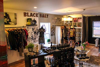 Black Salt a local, alternative boutique tucked away off Bardstown Road.