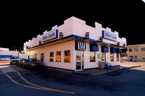 Classic White Castle store at 7th & Broadway